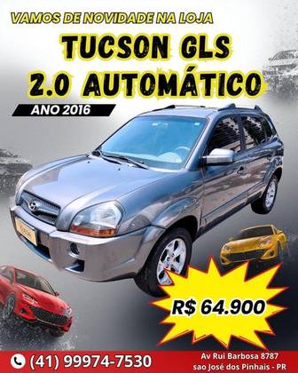 HYUNDAI TUCSON 2.0 MPFI GLS 16V 143CV 2WD FLEX 4P AUTOMÁTICO